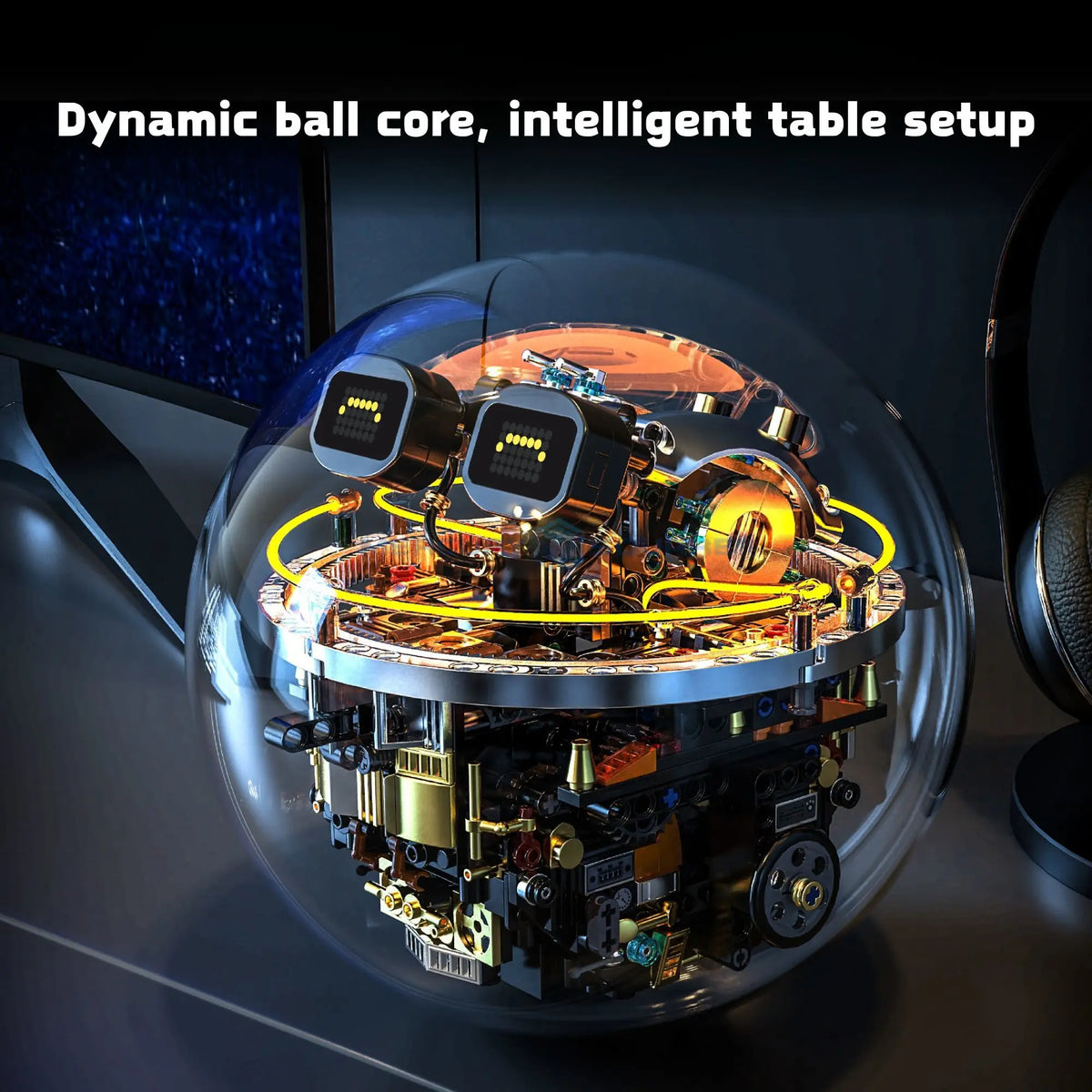 Programmable Robot Ball Building Kit with 360° Rolling Action