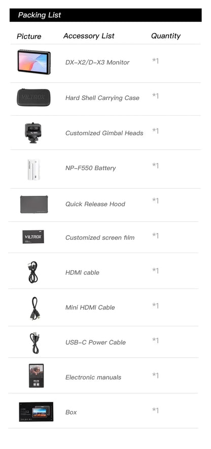 6 Inch 4K Touch Screen Portable Camera Monitor