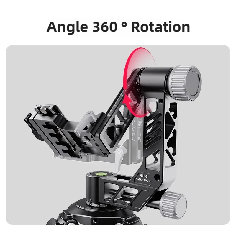 Heavy Duty Aluminum Gimbal Head for Wildlife Photography