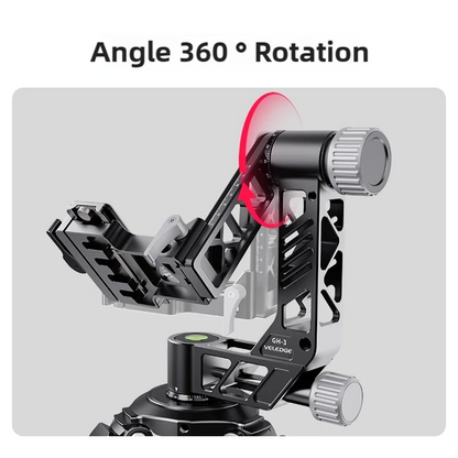 Heavy Duty Aluminum Gimbal Head for Wildlife Photography