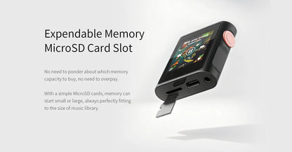 Mini Hi-Res MP3 Music Player DSD128 Bluetooth LDAC