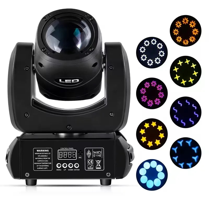 Professional 150W RGBW DJ Stage Light with 12 Channel Control