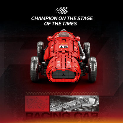 Technical Racing Car Construction Set 1809 Pieces Red Supercar