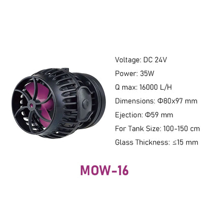 MOW-16 High Flow Aquarium Flow Pump with WiFi Control