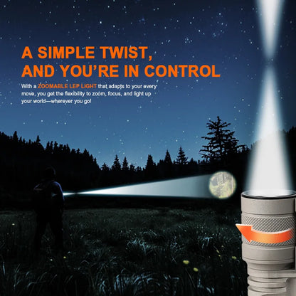 High Power Long Range LED Spotlight Flashlight