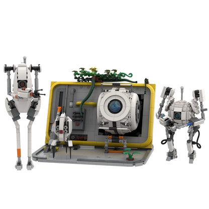 1274PCS GLaDOS Robot Building Blocks Model Set