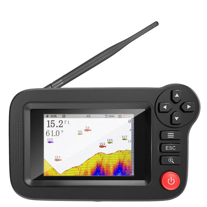 Waterproof Fishfinder Echo Sounder with LCD Display 200M