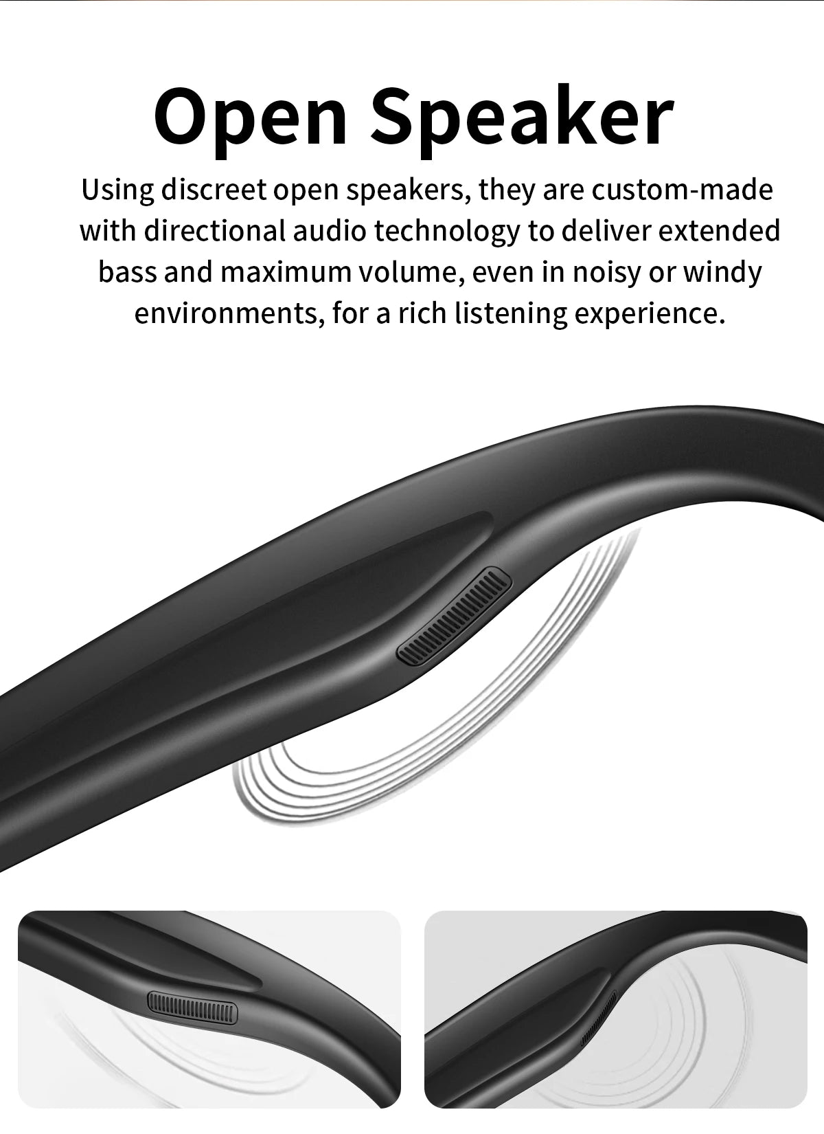 Smart Video Recording Glasses with 8MP Camera