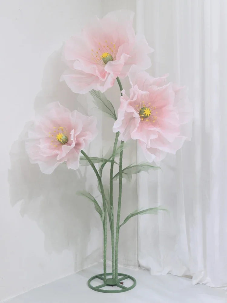Silk Artificial Flower Stem Wedding Home Decor
