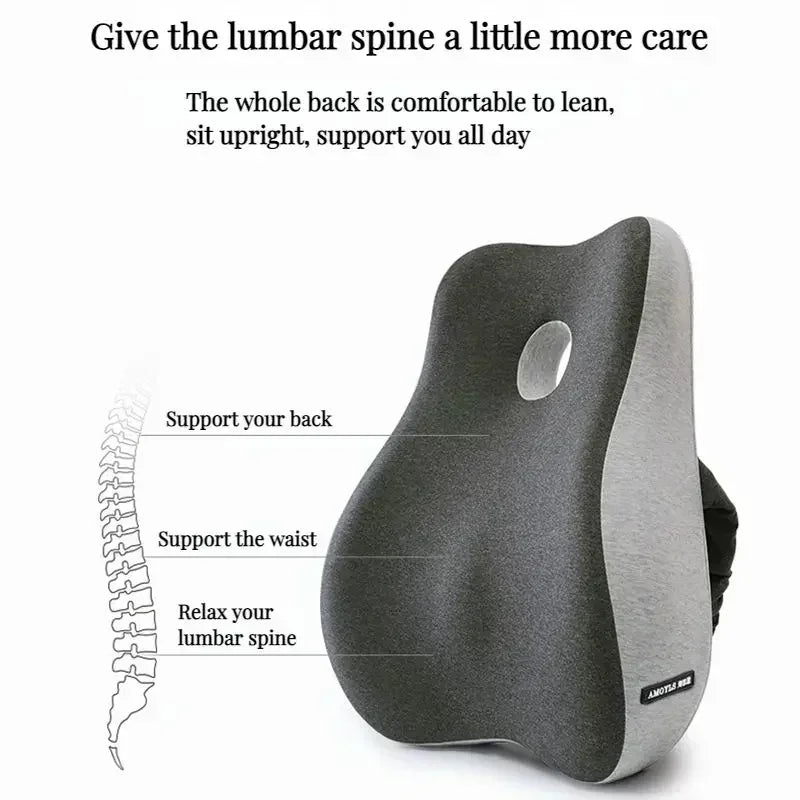 Orthopedic Back and Coccyx Pillow with Massage Support
