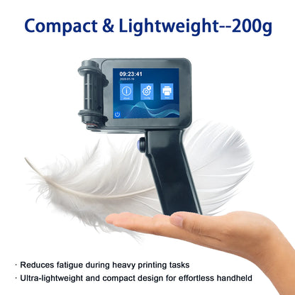 Portable Handheld Inkjet Printer for Text QR Barcode Coding
