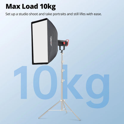 Stainless Steel 4m Studio Light Stand Tripod 10kg