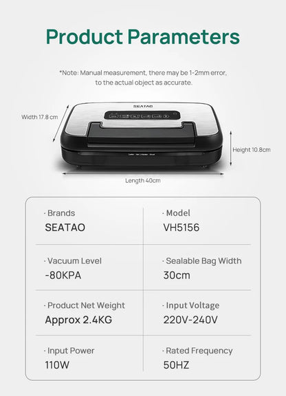 Multifunction Vacuum Packing Machine for Household Use
