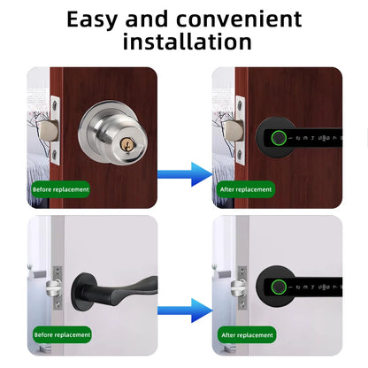 Smart Fingerprint Door Lock with Keypad and App Control