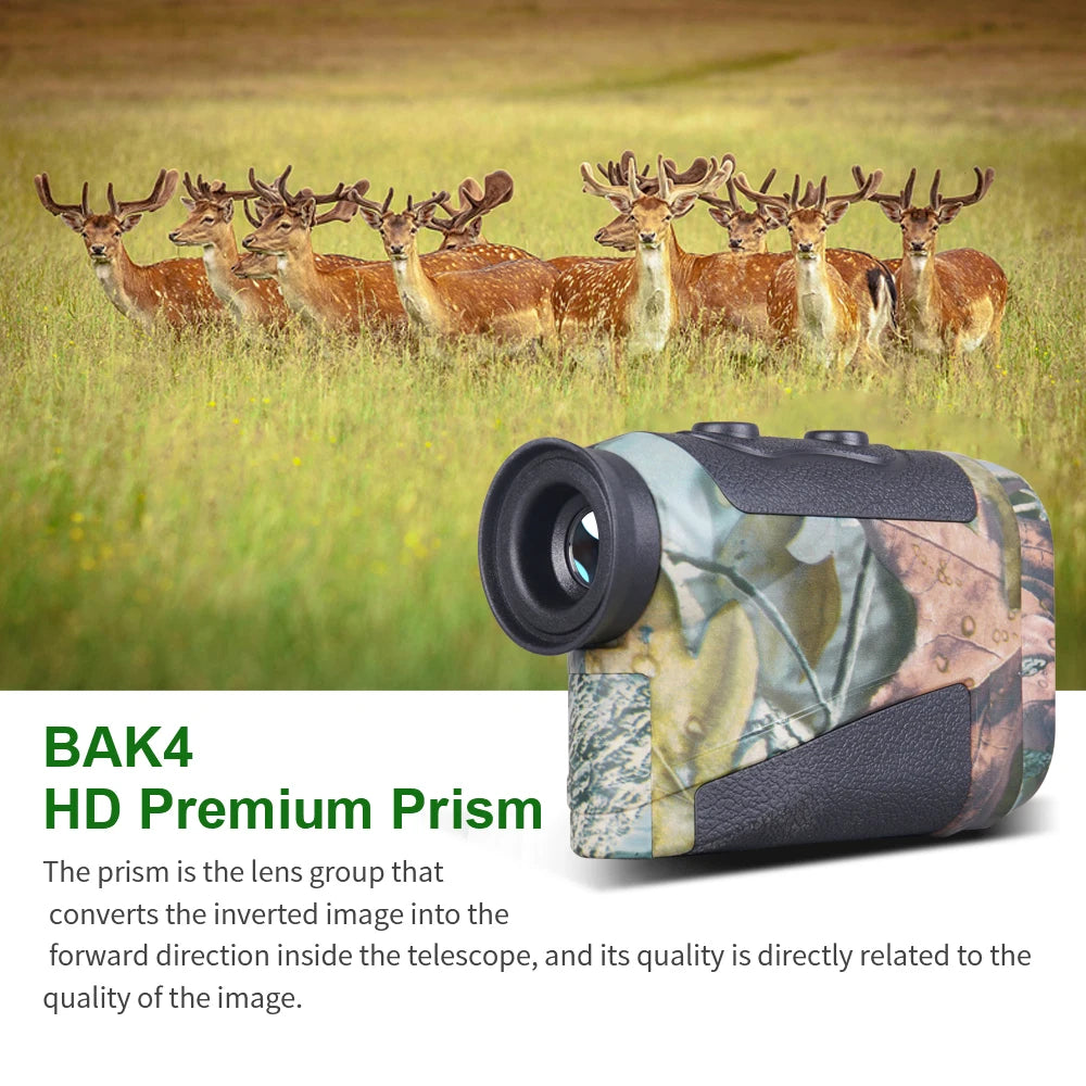 1800m Rechargeable Golf Rangefinder with Slope Flag Lock