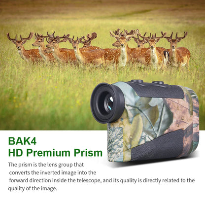 1800m Rechargeable Golf Rangefinder with Slope Flag Lock