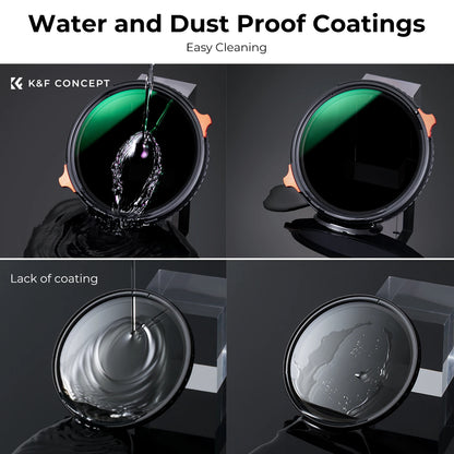 82mm 2in1 ND4-64 CPL Camera Lens Filter
