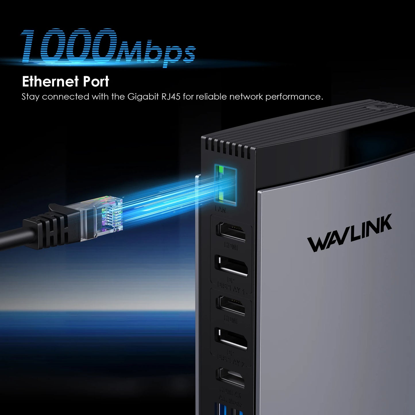 Dual 4K USB-C Display Link Docking Station