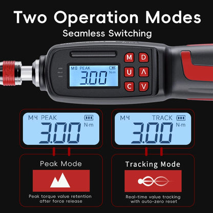 Precision Digital Torque Screwdriver 0.3–6Nm for Mechanics