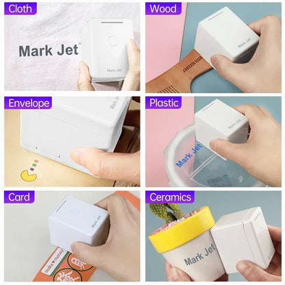 Handheld Inkjet Printer Quick Dry Ink for Portable Use
