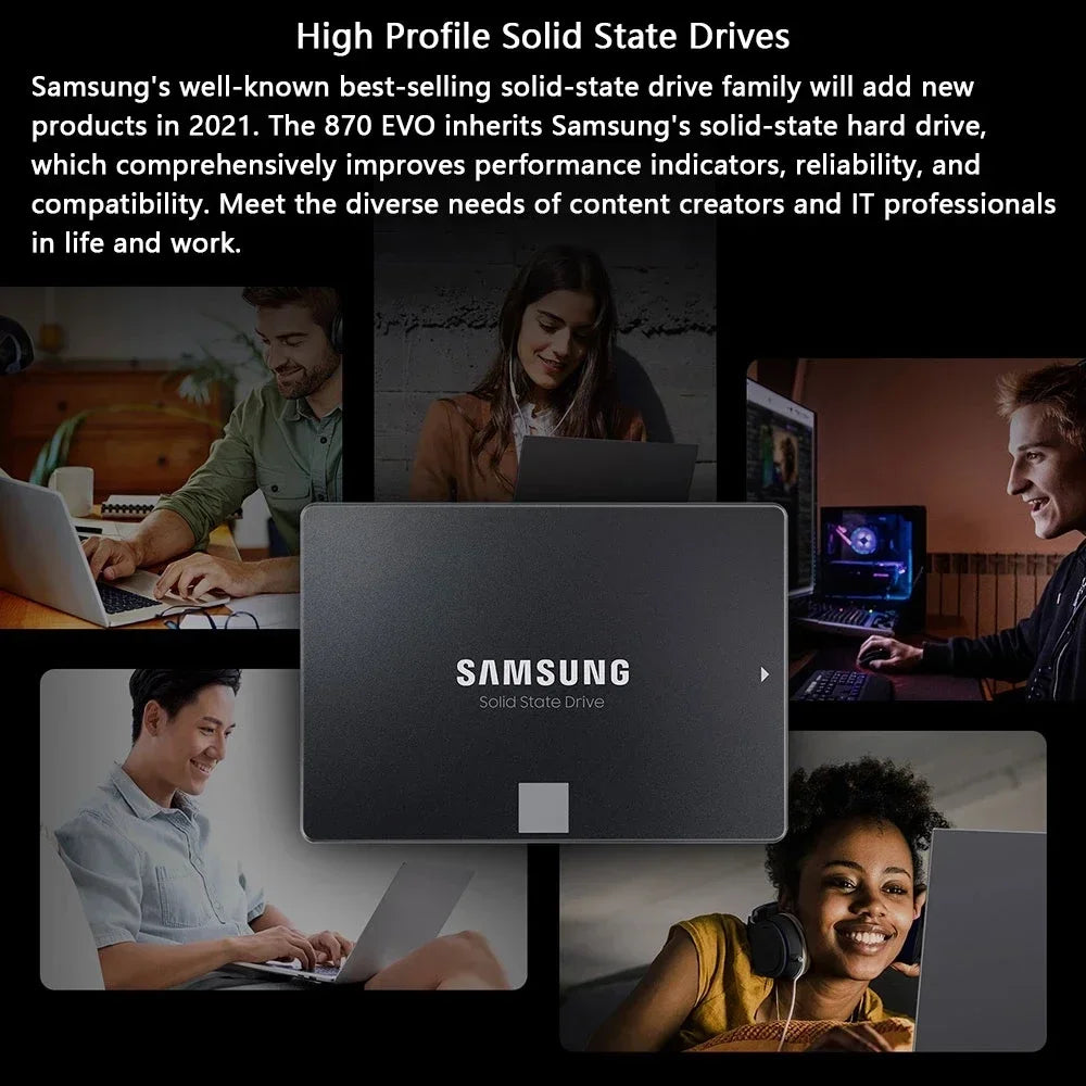 Dual 1TB SATA III Solid State Drives for Laptops