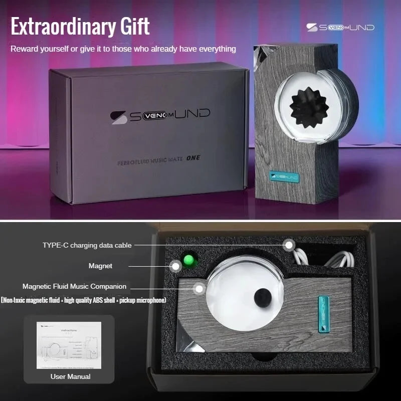 Ferrofluid Speaker Music Visualizer