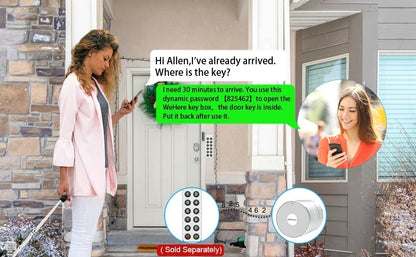 WiFi Smart Door Lock with Fingerprint and Google or Alexa Control