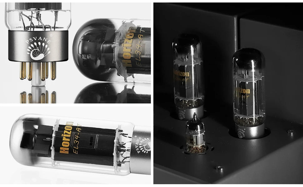 EL34 Vacuum Tubes Matched Quad HiFi Audio Amplifier