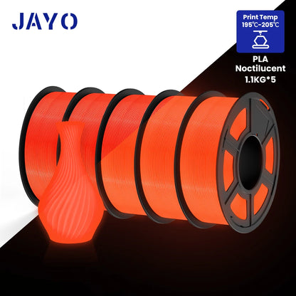 Red Glow-in-the-Dark PLA 3D Printer Filament 1.1kg