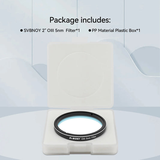 OIII 5nm Narrowband Telescope Filter for Deep Space Imaging
