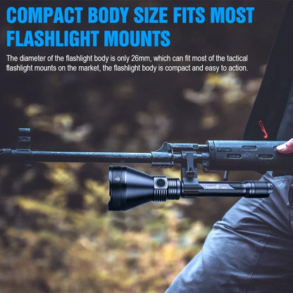 Ultra Tactical LED Flashlight High Power Hunting Kit