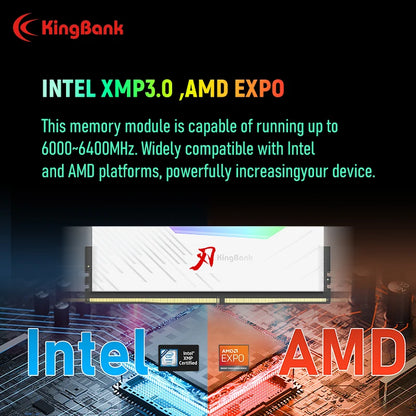 32GB DDR5 RGB RAM 6400MHz Dual Channel PC Upgrade