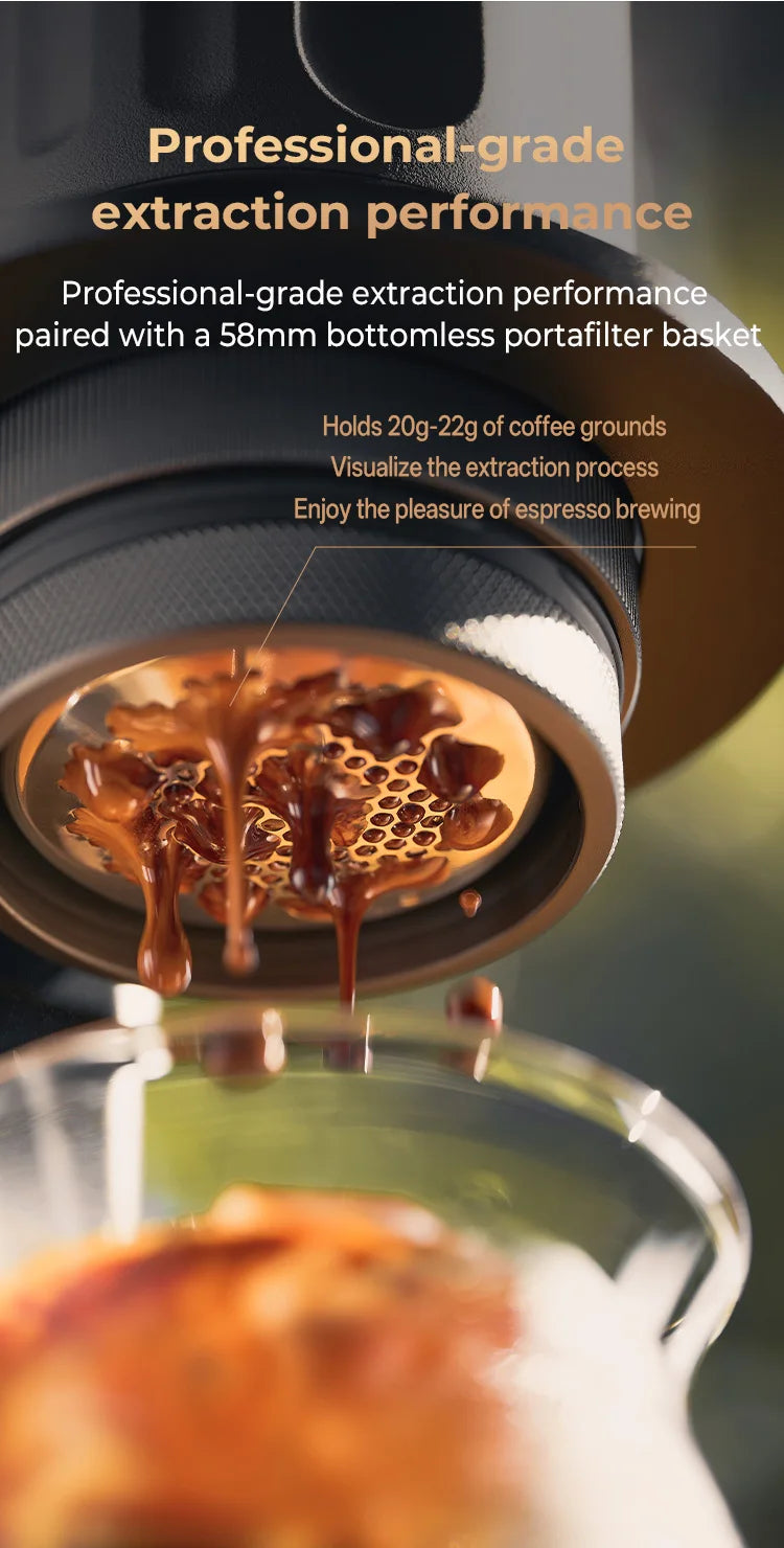 Portable Wireless Electric Espresso Machine 51mm