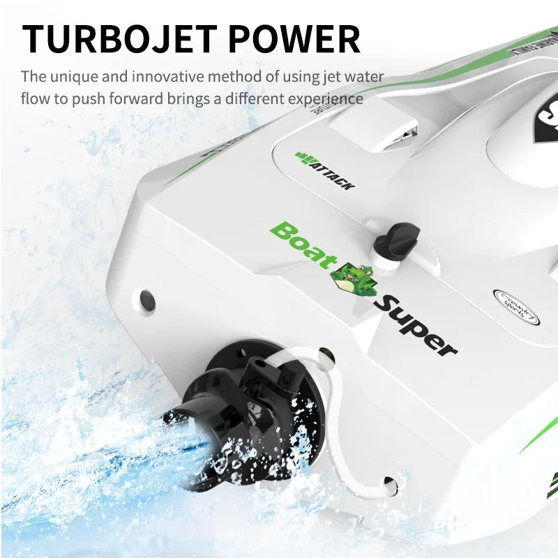 TX768 RC Boat White 30km/h Brushless High-Speed Remote