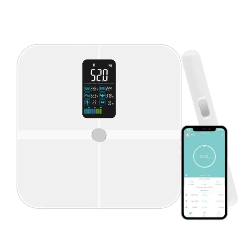 Smart Bluetooth Body Composition Scale with 8 Electrode Precision