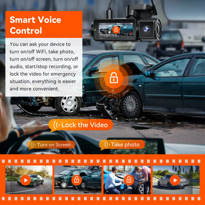 N5 4-Camera Car Dash Cam 2.7K HD