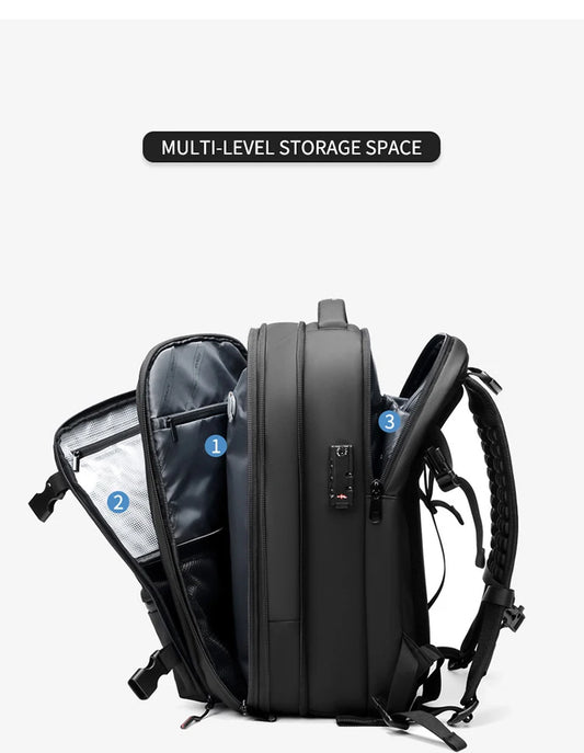 Portable Travel Backpack with Laptop Compartment 17 Inch