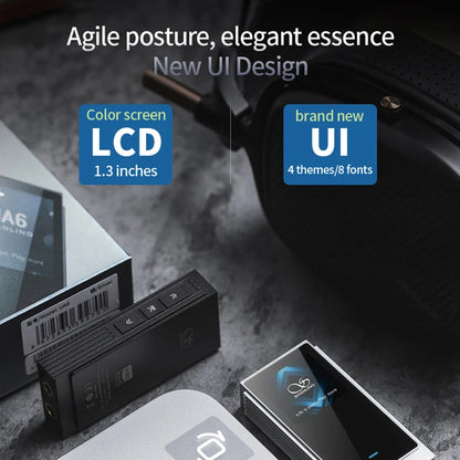 Portable Quad DAC Headphone Amplifier Silver with Case