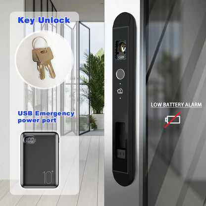 Smart Sliding & Swing Door Lock with Tuya Bluetooth
