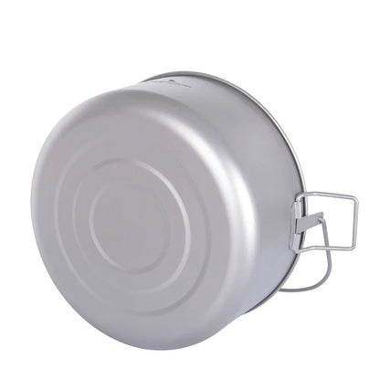 4.5L Titanium Soup Pot Outdoor Camping Cookware