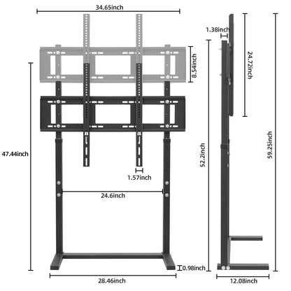 Portable Free Standing TV Mount 32–100 Inch