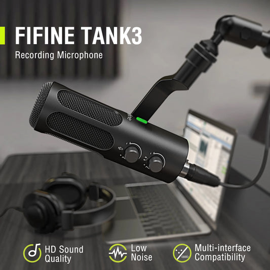 Premium Sound USB/XLR Microphone for Recording