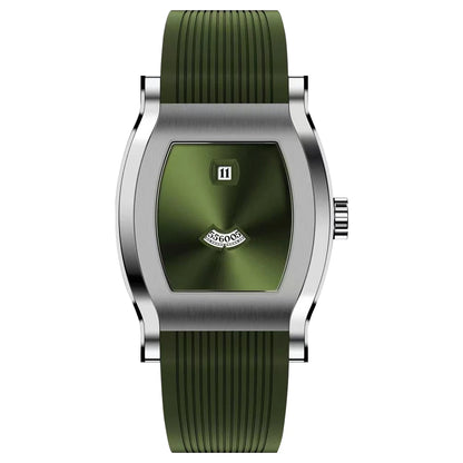 Luxury Automatic Jump Hour Watch Green Dial