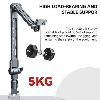 Flexible Magic Arm Camera Mount with C-Clamp