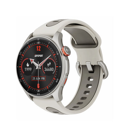 Silver Classic Smartwatch with GPS and Heart Rate Monitor