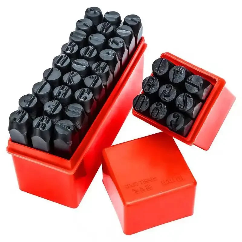 36-Piece 12.5mm Metal Stamping Kit DIY Tools
