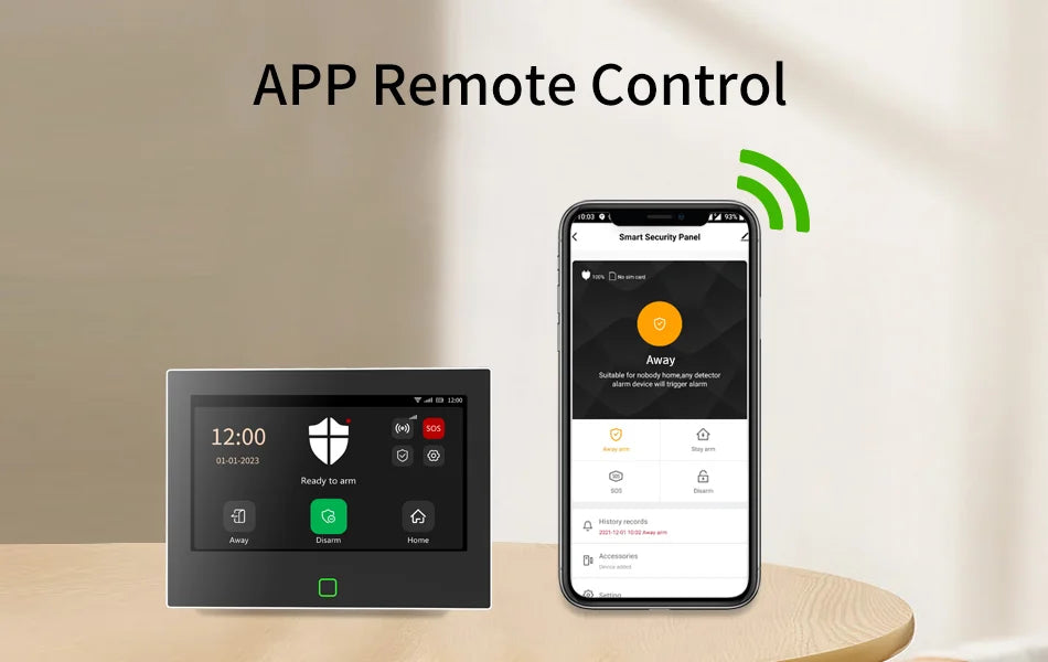 7-Inch Touchscreen Smart Alarm Panel