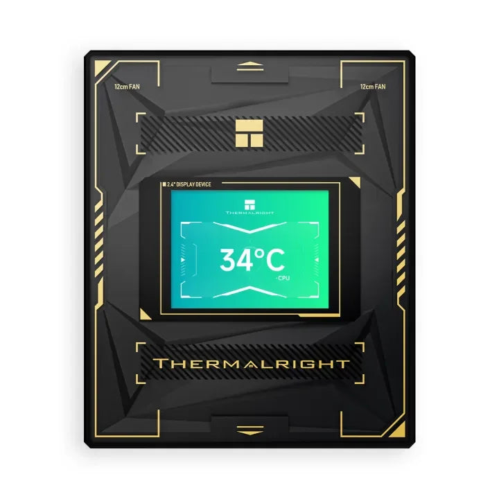Thermalright High Performance 120mm CPU Cooler LCD White
