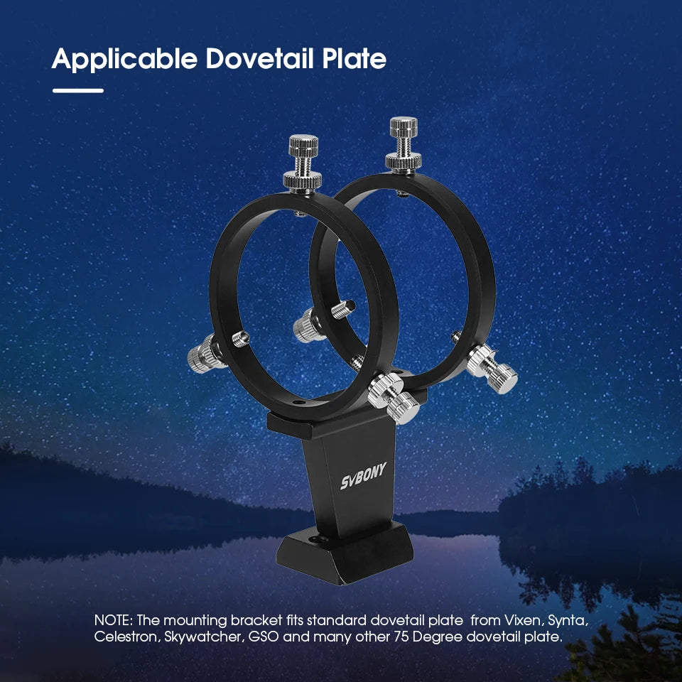 Astronomical 8x50 Straight-Through Telescope Finder Scope