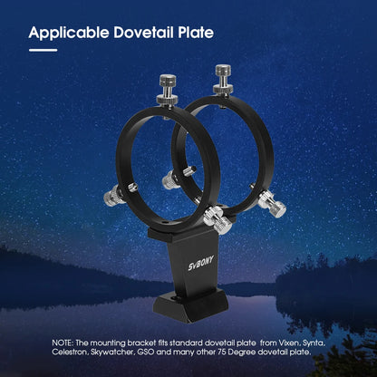 SV208 Telescope with Mounting Dovetail Plate for Easy Alignment